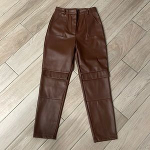 Missguided Faux Leather Pant